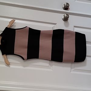 Windsor bodycon mini stipe dress size small